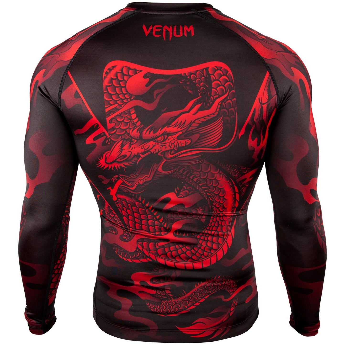 Рашгард Venum Dragon's Flight – Длинный рукав - Черный/Красный