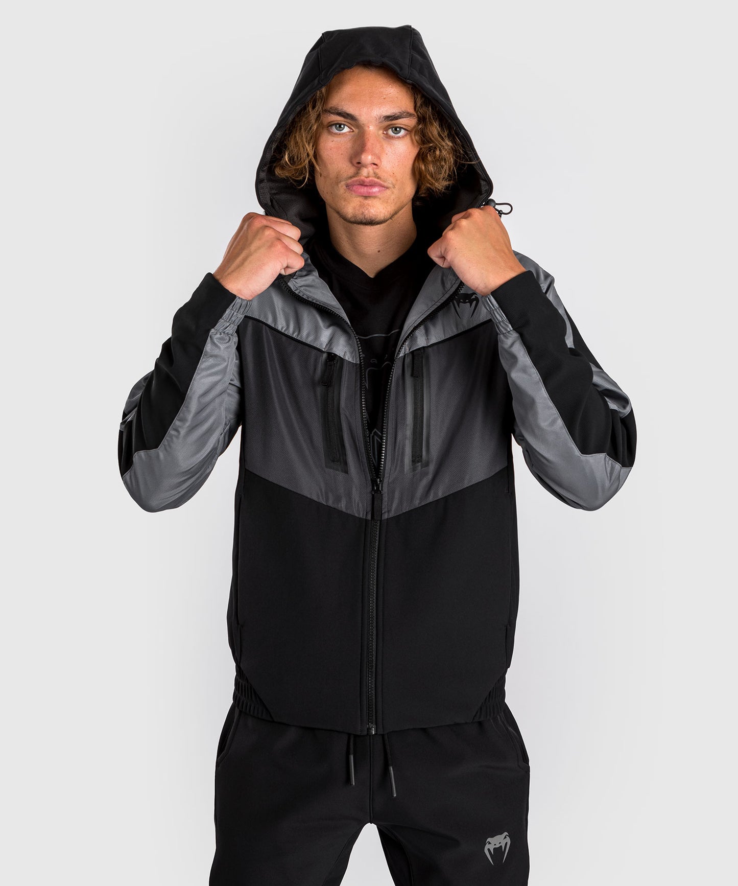 Спортивная куртка Venum Laser 3.0 - черный/серый