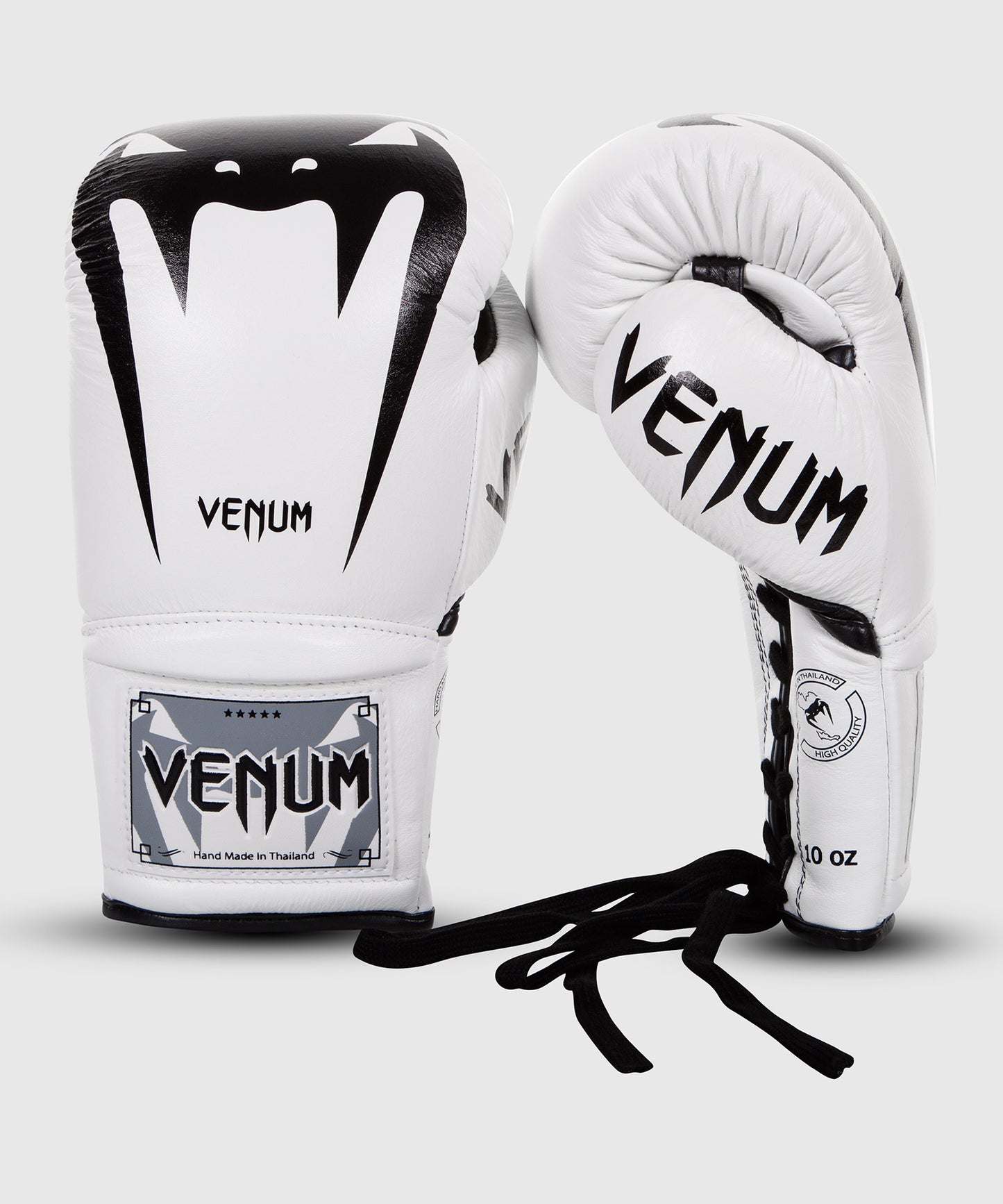 БОКСЕРСКИЕ ПЕРЧАТКИ VENUM GIANT 3.0 – КОЖА НАППА – СО ШНУРОВКОЙ - Белый