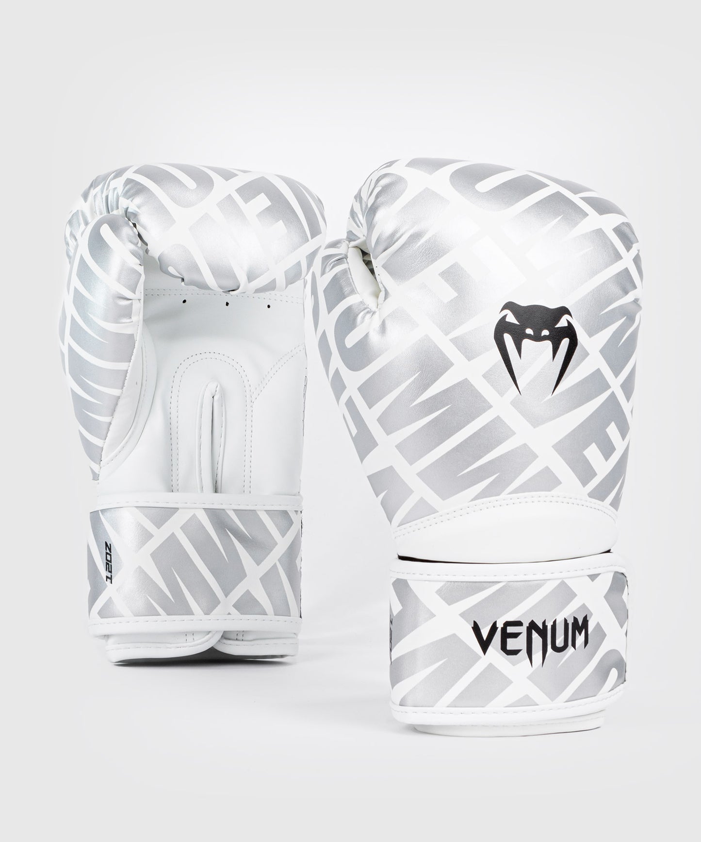 Боксерские перчатки Venum Contender 1.5 XT - Белый/серебристый