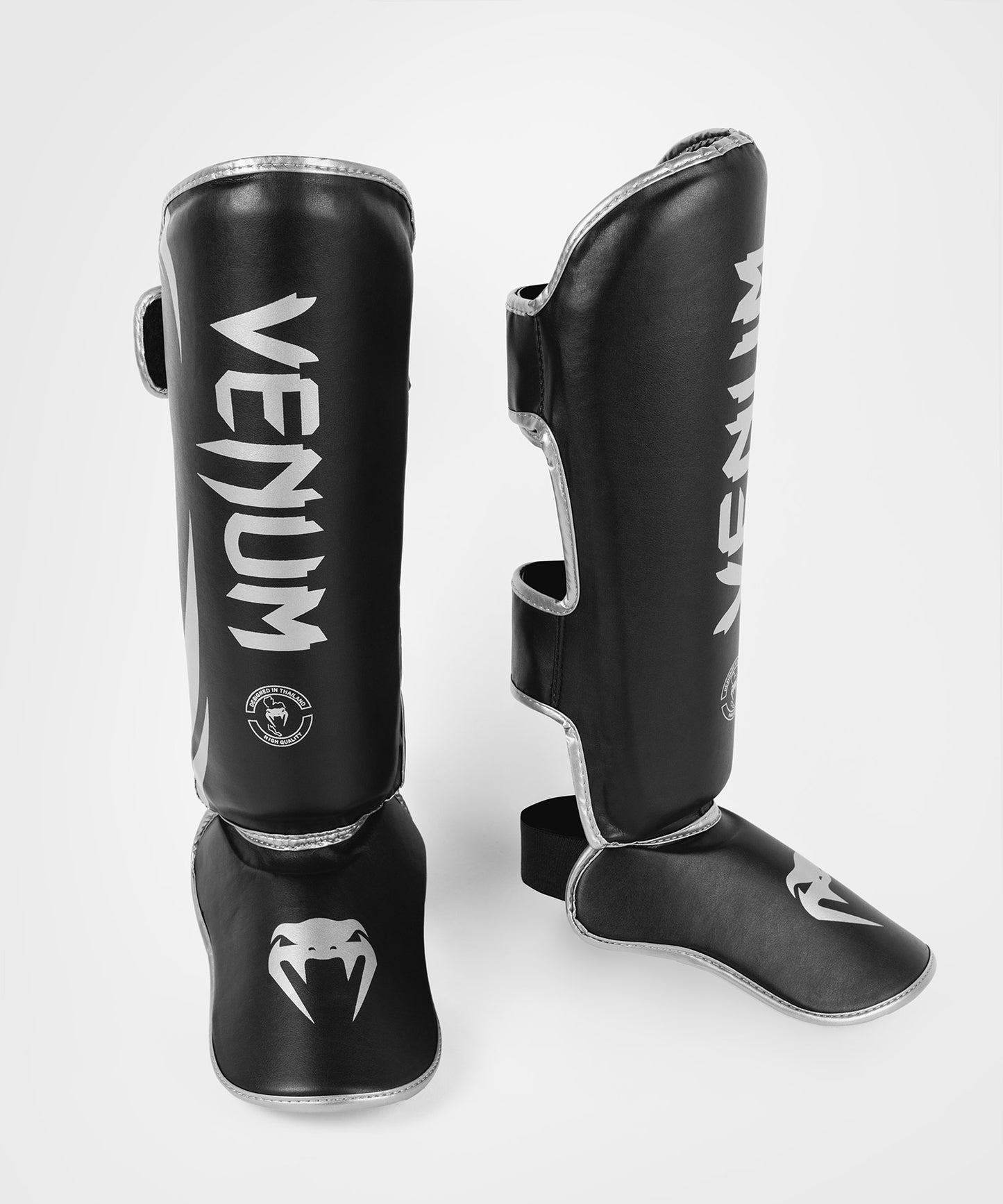 Venum Challenger Защита голени - черный/серебро