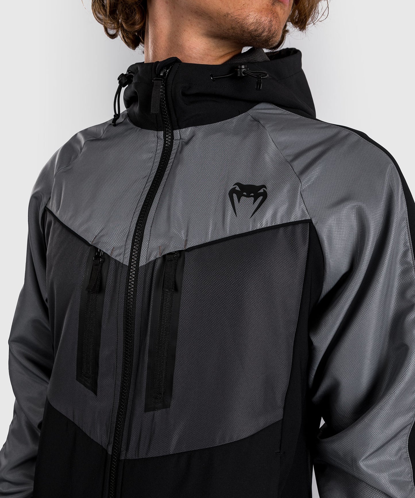 Спортивная куртка Venum Laser 3.0 - черный/серый