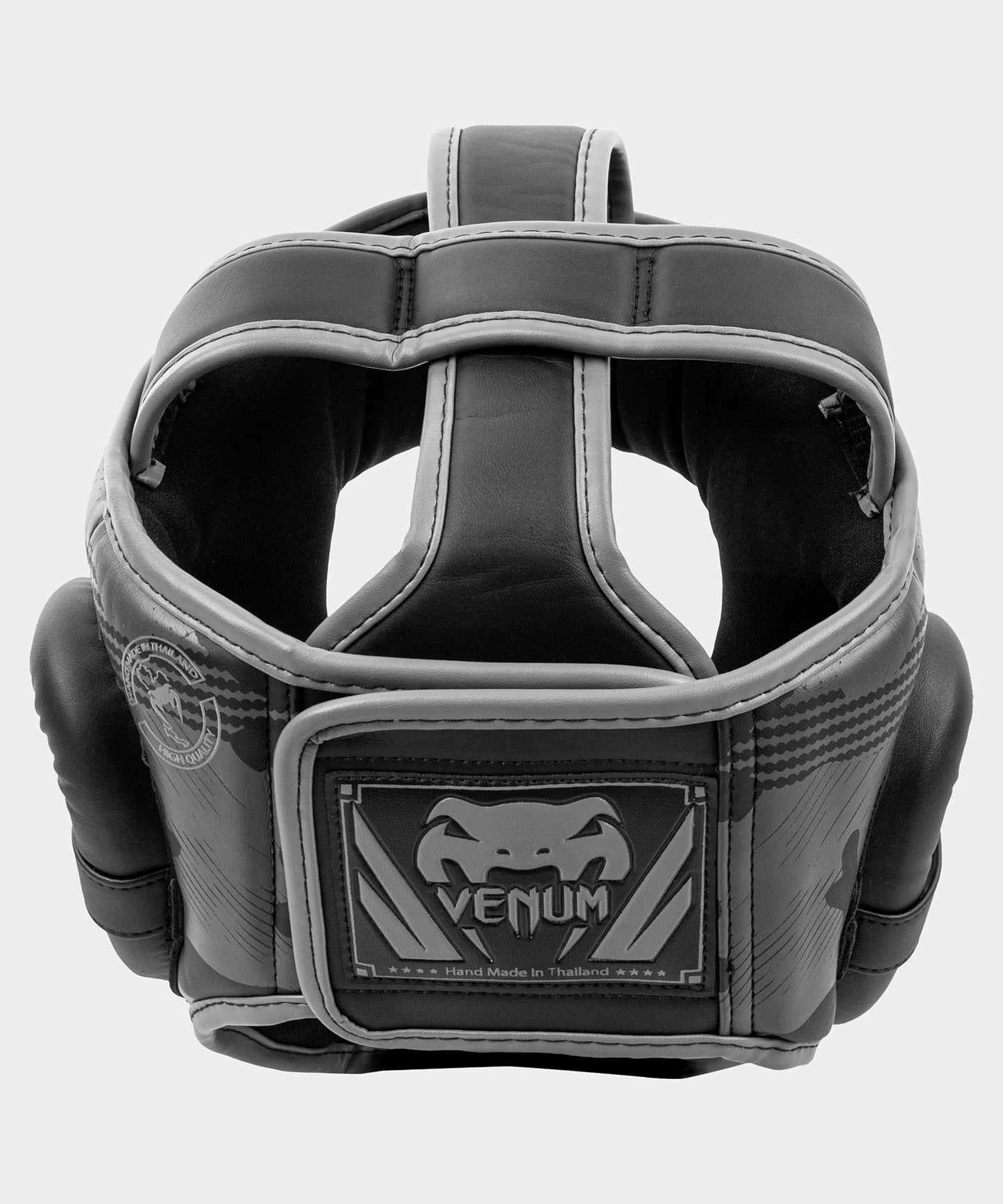 Боксерский шлем Venum Elite - Черный/Темный камуфляж