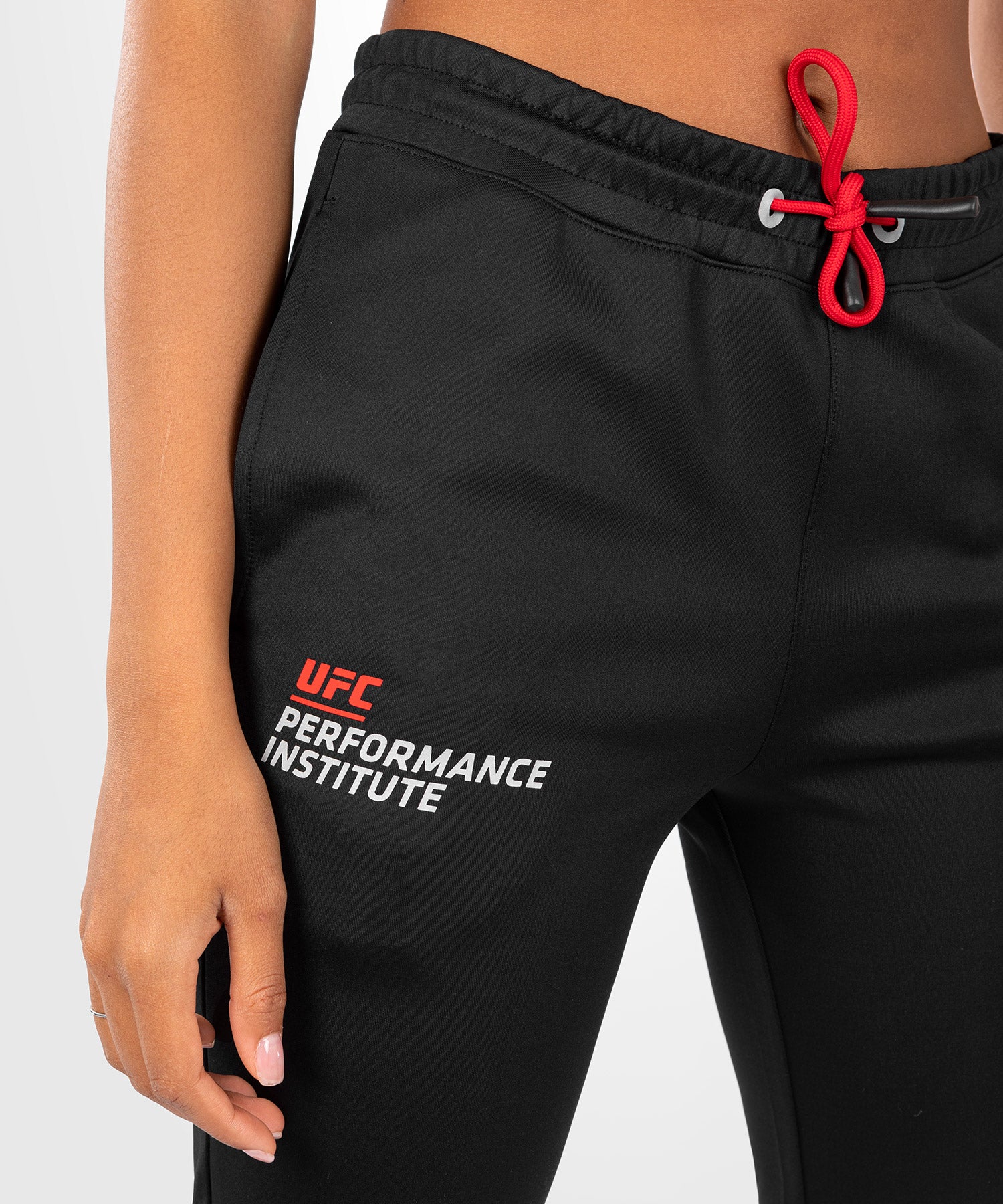 Pantalon de Jogging pour Femmes UFC Venum Performance Institute 2.0 - Noir/Rouge - Pantalons de jogging