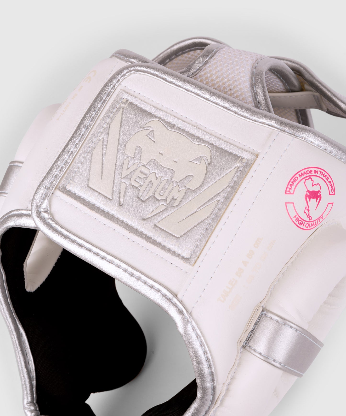 ШЛЕМ VENUM ELITE HEADGEAR - Белый/серебристо-розовый