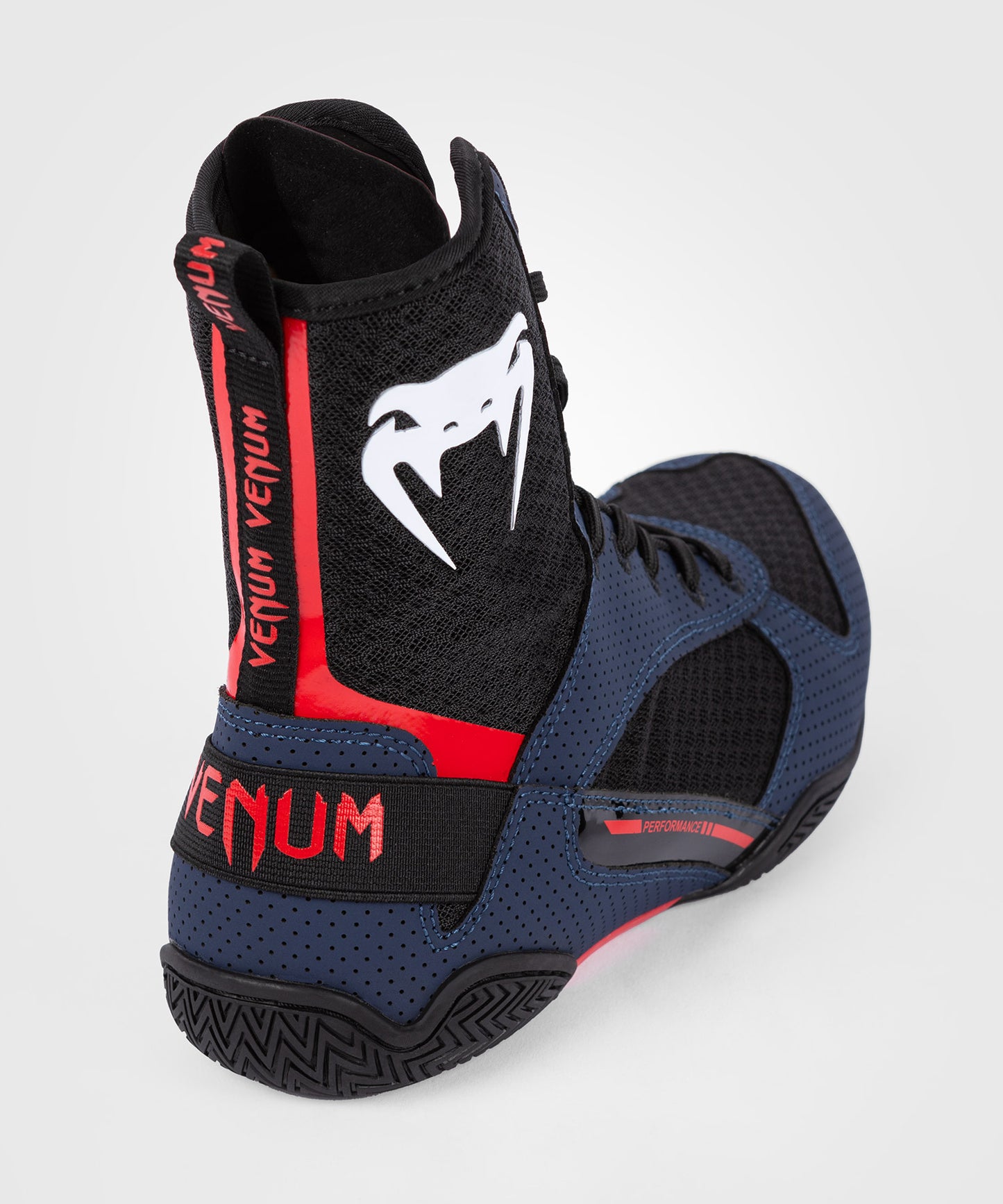 Venum Elite Боксерские ботинки - Синий ВМФ/Черный/Красный